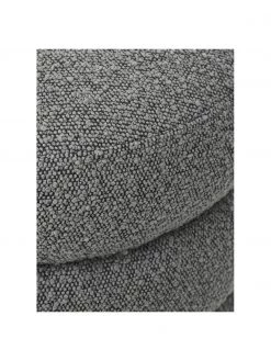 Westwing Collection Boucl&eacute;-Hocker Alto in Grau, Ø 42 x H 47 cm -Westwingnow Geschaft Boucle Hocker Alto in Grau 4