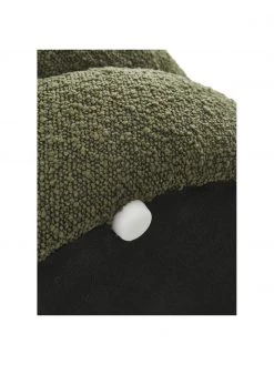 Westwing Collection Bouclé-Hocker Alto in Grün, Ø 42 x H 47 cm -Westwingnow Geschaft Boucle Hocker Alto in Grun 5