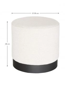 Westwing Collection Bouclé-Hocker Orchid in Cremeweiß, Ø 38 x H 38 cm 8 Westwing Collection Bouclé-Hocker Orchid in Cremeweiß, Ø 38 x H 38 cm -Westwingnow Geschaft Boucle Hocker Orchid in Cremeweiss 2