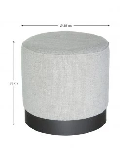 Westwing Collection Bouclé-Hocker Orchid in Hellgrau, Ø 38 x H 38 cm 8 Westwing Collection Bouclé-Hocker Orchid in Hellgrau, Ø 38 x H 38 cm -Westwingnow Geschaft Boucle Hocker Orchid in Hellgrau 2