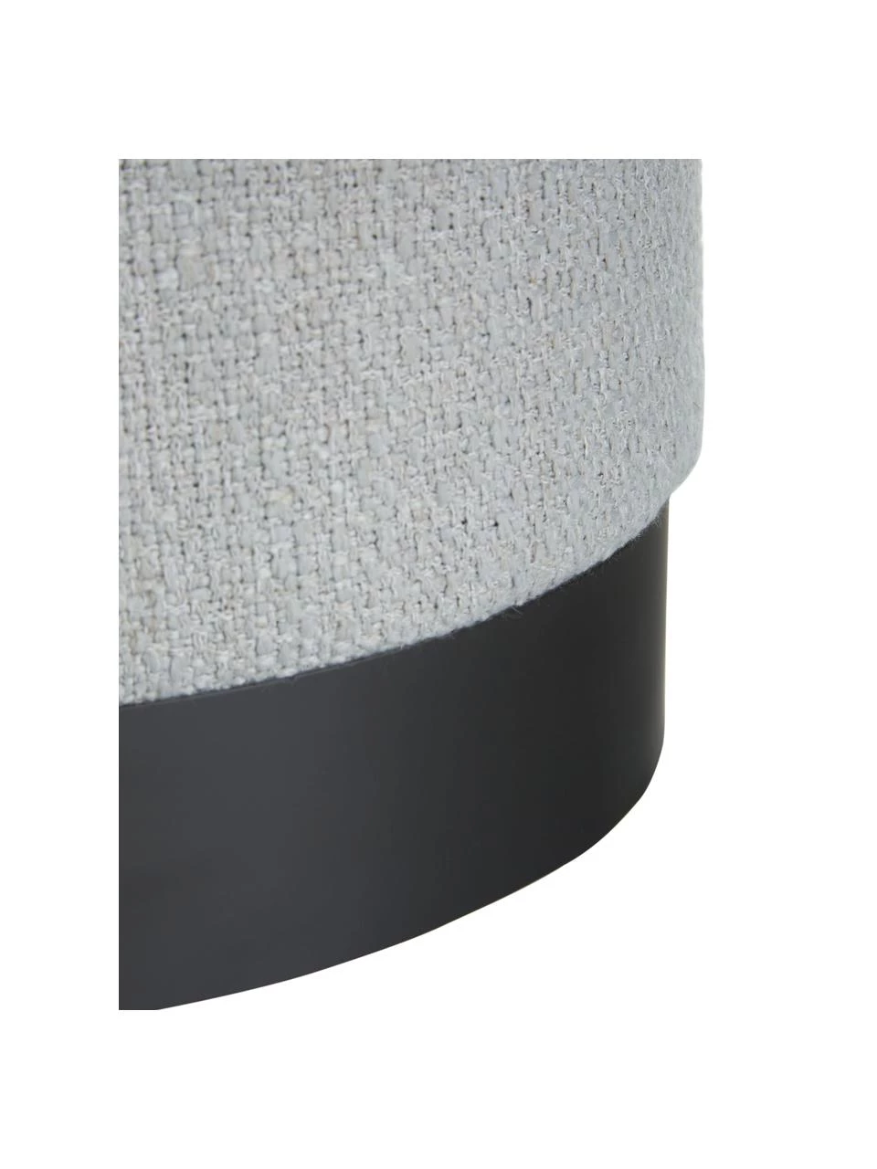 Westwing Collection Bouclé-Hocker Orchid in Hellgrau, Ø 38 x H 38 cm 6 Westwing Collection Bouclé-Hocker Orchid in Hellgrau, Ø 38 x H 38 cm – Bild 6