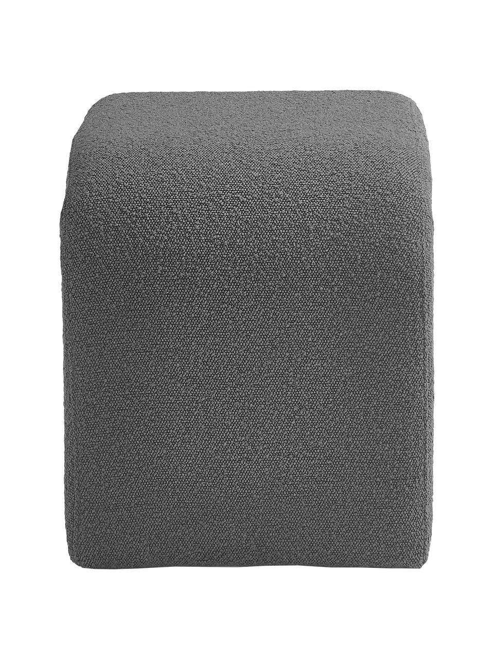 Westwing Collection Bouclé-Hocker Penelope in Grau, B 61 x H 46 cm 6 Westwing Collection Bouclé-Hocker Penelope in Grau, B 61 x H 46 cm – Bild 6