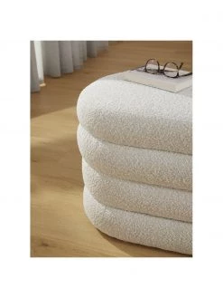 Westwing Collection Bouclé-Polsterbank Alto in Cremeweiß, B 110 x H 47 cm 8 Westwing Collection Bouclé-Polsterbank Alto in Cremeweiß, B 110 x H 47 cm -Westwingnow Geschaft Boucle Polsterbank Alto in Cremeweiss 2