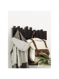 Umbra Designer Garderobenleiste Quan in Braun, B 48 x H 18 cm -Westwingnow Geschaft Designer Garderobenleiste Quan in Braun 2