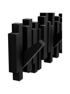 Umbra Designer Garderobenleiste Quan in Schwarz, B 48 x H 18 cm -Westwingnow Geschaft Designer Garderobenleiste Quan in Schwarz 4