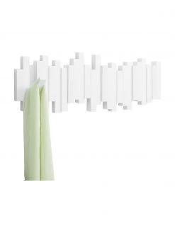 Umbra Designer Garderobenleiste Quan in Wei&szlig;, B 48 x H 18 cm -Westwingnow Geschaft Designer Garderobenleiste Quan in Weiss 4