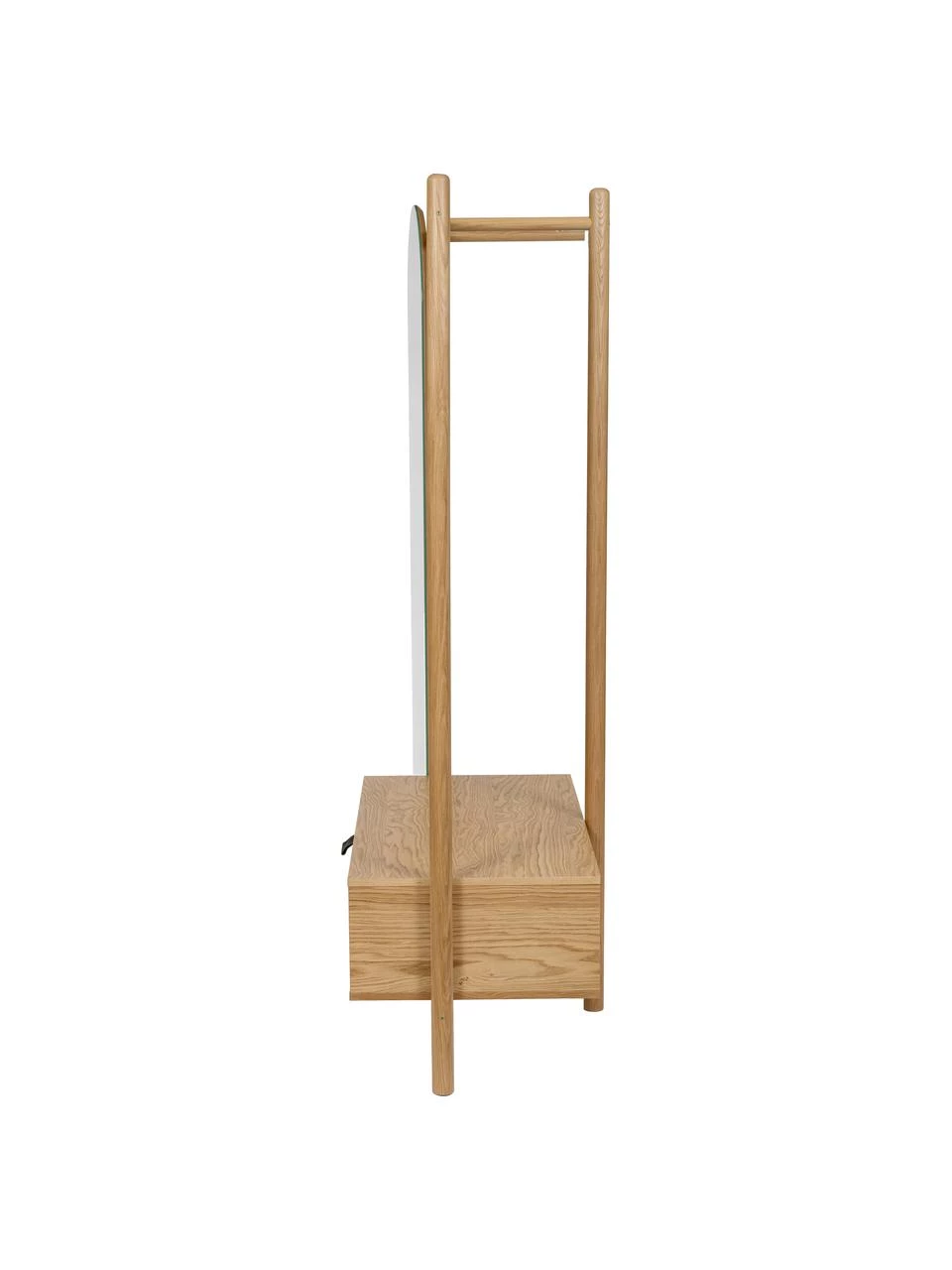 Woodman Garderobe Entry aus Eichenholz mit Spiegel, B 149 x H 180 cmNur noch wenige verfügbar 4 Woodman Garderobe Entry aus Eichenholz mit Spiegel, B 149 x H 180 cmNur noch wenige verfügbar – Bild 4