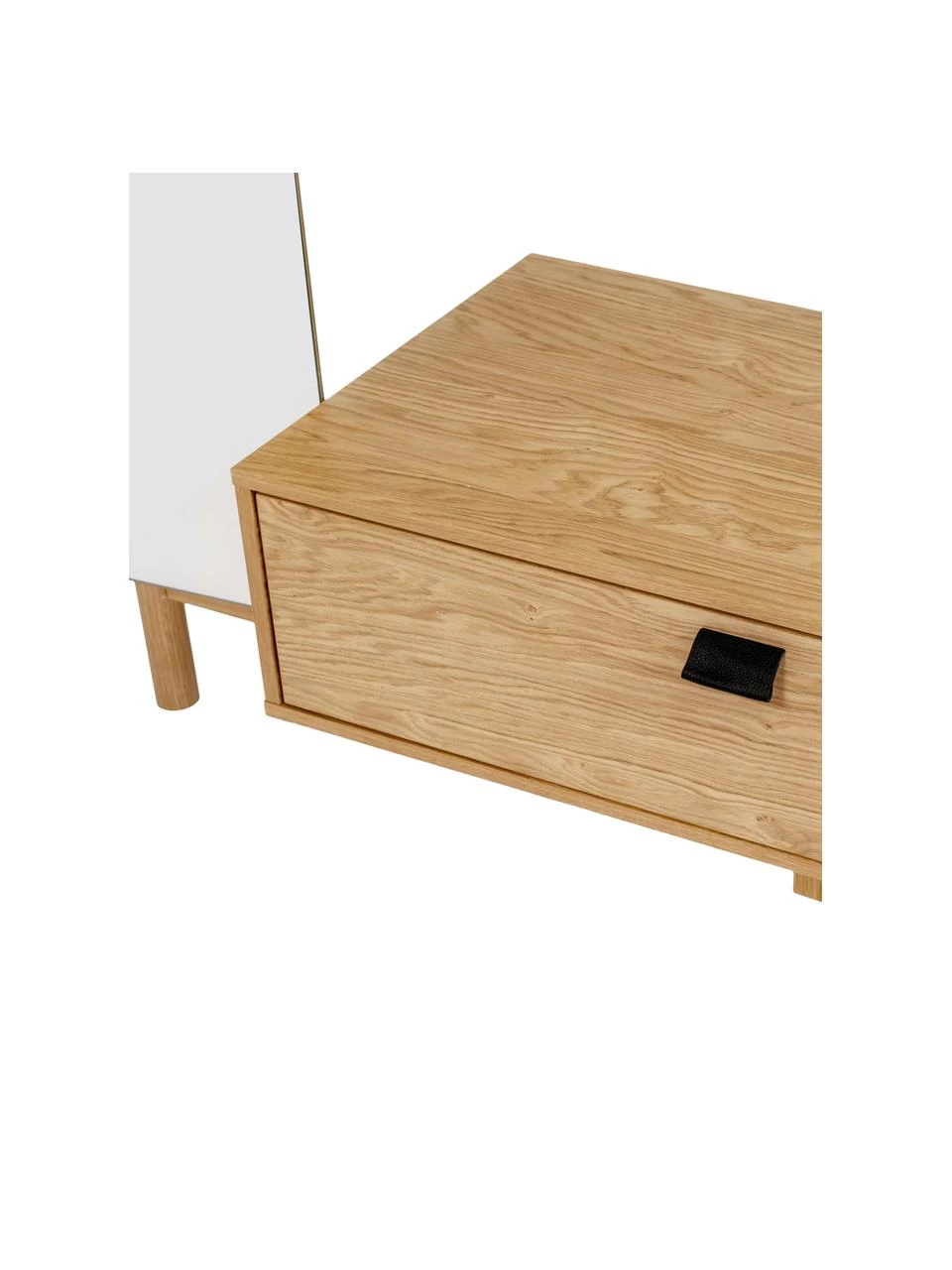 Woodman Garderobe Entry aus Eichenholz mit Spiegel, B 149 x H 180 cmNur noch wenige verfügbar 6 Woodman Garderobe Entry aus Eichenholz mit Spiegel, B 149 x H 180 cmNur noch wenige verfügbar – Bild 6