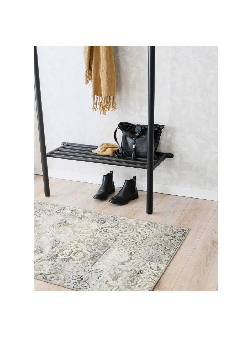 Rowico Garderobe Milford aus Eichenholz in Schwarz, B 91 x H 181 cm 5 Rowico Garderobe Milford aus Eichenholz in Schwarz, B 91 x H 181 cm – Bild 5