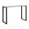 Glas-Konsole Katrine mit schwarzem Gestell, B 110 x T 40 cm