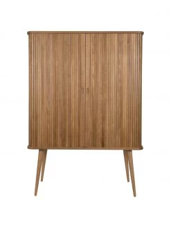 Zuiver Highboard Barbier mit Schiebetür und geriffelter Front, B 100 x H 140 cm -Westwingnow Geschaft Highboard Barbier mit Schiebetur und geriffelter Front 3