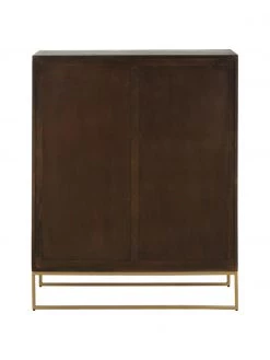 Westwing Collection Highboard Harry aus massivem Mangoholz, B 100 x H 120 cm -Westwingnow Geschaft Highboard Harry aus massivem Mangoholz 4