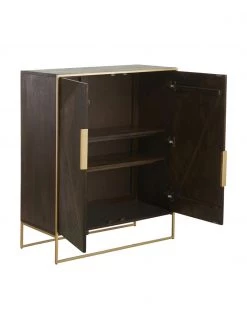 Westwing Collection Highboard Harry aus massivem Mangoholz, B 100 x H 120 cm -Westwingnow Geschaft Highboard Harry aus massivem Mangoholz 5