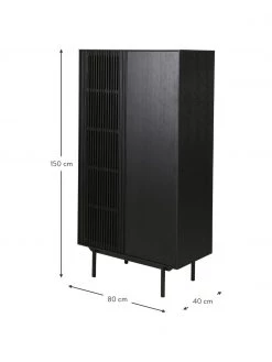 Highboard Mojo mit geriffelter Front, B 80 x H 150 cm 8 Highboard Mojo mit geriffelter Front, B 80 x H 150 cm -Westwingnow Geschaft Highboard Mojo mit geriffelter Front 2