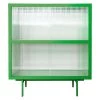 HKliving Highboard Oli mit Glas-Schiebet&uuml;ren, B 80 x H 89 cm