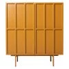 HKliving Highboard Pebble in Orange, B 80 x H 89 cm