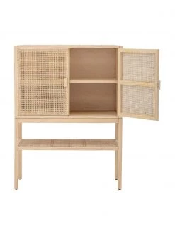 Bloomingville Highboard Sanna aus Kiefernholz/Rattan in Hellbraun, B 90 x H 120 cm -Westwingnow Geschaft Highboard Sanna aus KiefernholzRattan in Hellbraun 4