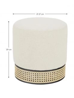 Westwing Collection Hocker Mara in Beige mit Wiener Geflecht, Ø 37 x H 39 cm 9 Westwing Collection Hocker Mara in Beige mit Wiener Geflecht, Ø 37 x H 39 cm -Westwingnow Geschaft Hocker Mara in Beige mit Wiener Geflecht 3