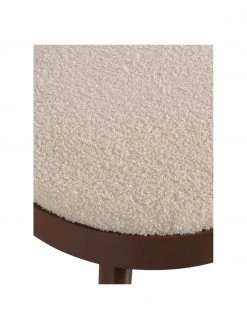 Hocker/Beistelltisch Laurie mit abnehmbaren Bouclé-Sitzkissen, Ø 38 x H 38 cm -Westwingnow Geschaft HockerBeistelltisch Laurie mit abnehmbaren Boucle Sitzkissen 3