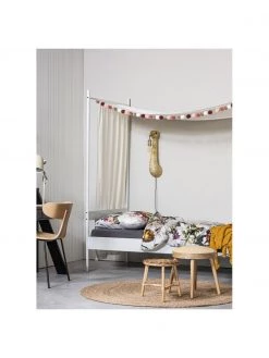 Hocker/Beistelltisch Laurie mit abnehmbaren Samt-Sitzkissen, Ø 38 x H 38 cm -Westwingnow Geschaft HockerBeistelltisch Laurie mit abnehmbaren Samt Sitzkissen 4