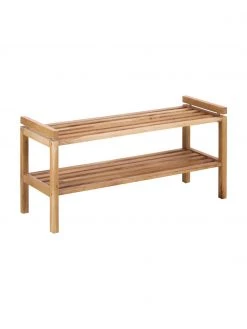 Rowico Holz-Schuhregal Confetti mit 2 Ablageflächen, B 80 x H 40 cm