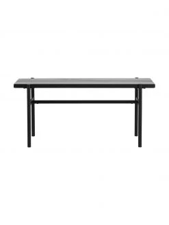 Nordal Holz-Sitzbank Mara in Schwarz, B 100 x H 46 cmNur noch wenige verfügbar