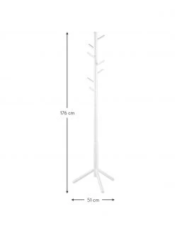 Kleiderständer Bremen aus Holz mit 6 Haken, B 51 x H 176 cm -Westwingnow Geschaft Kleiderstander Bremen aus Holz mit 6 Haken 5