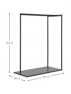 Westwing Collection Kleiderstange Pacey in Schwarz mit Marmor-Optik, B 120 x H 152 cm -Westwingnow Geschaft Kleiderstange Pacey in Schwarz mit Marmor Optik 2