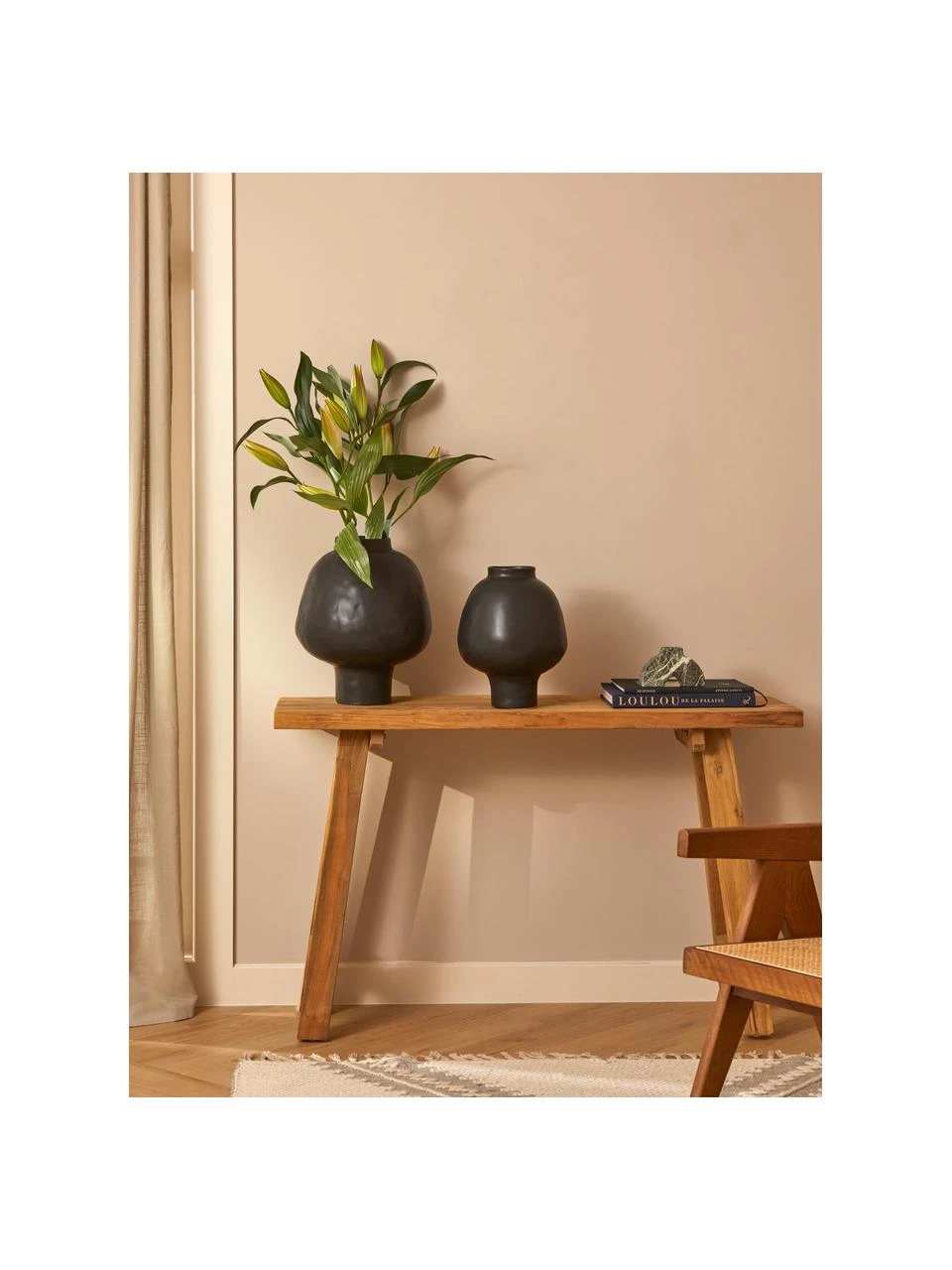 Konsole Lawas aus Teakholz, B 120 x T 40 cm 2 Konsole Lawas aus Teakholz, B 120 x T 40 cm – Bild 2