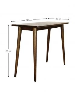 Westwing Collection Konsole Oscar aus massivem Mangoholz, B 110 x T 40 cm -Westwingnow Geschaft Konsole Oscar aus massivem Mangoholz 2