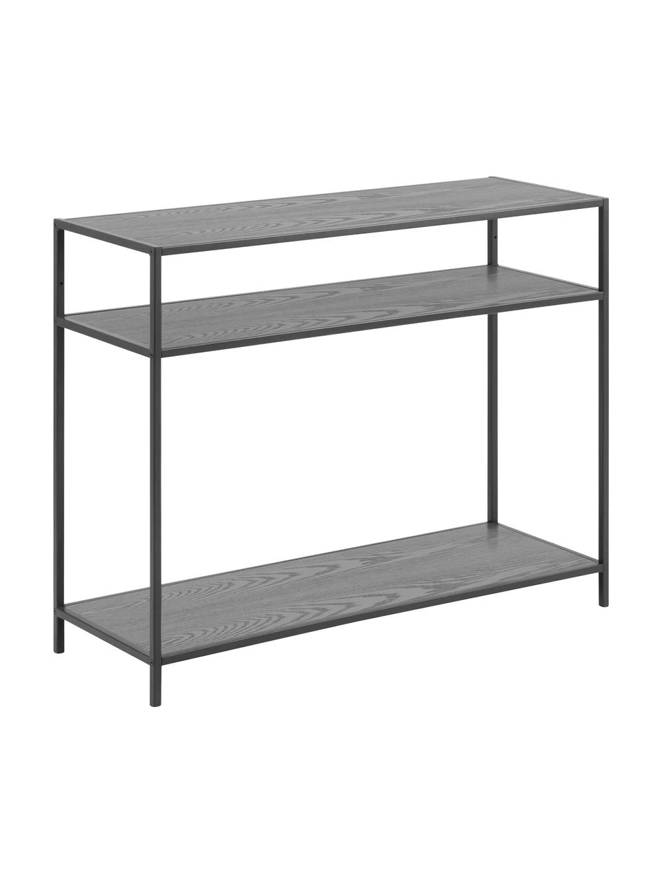 Konsole Seaford aus Holz und Metall, B 100 x T 35 cm 1 Konsole Seaford aus Holz und Metall, B 100 x T 35 cm