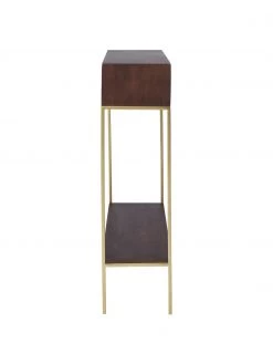 Westwing Collection Massivholz Konsole Lyle mit offenen F&auml;chern, B 105 x H 89 cm -Westwingnow Geschaft Massivholz Konsole Lyle mit offenen Fachern 10