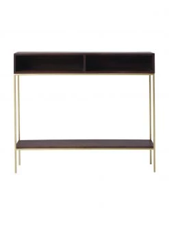 Westwing Collection Massivholz Konsole Lyle mit offenen F&auml;chern, B 105 x H 89 cm -Westwingnow Geschaft Massivholz Konsole Lyle mit offenen Fachern 9