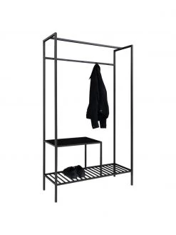 Metall-Garderobe Noel in Schwarz, B 101 x H 170 cm -Westwingnow Geschaft Metall Garderobe Noel in Schwarz 4