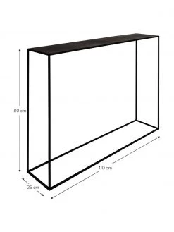 Metall-Konsole Expo in Schwarz, B 110 x T 25 cm -Westwingnow Geschaft Metall Konsole Expo in Schwarz 2