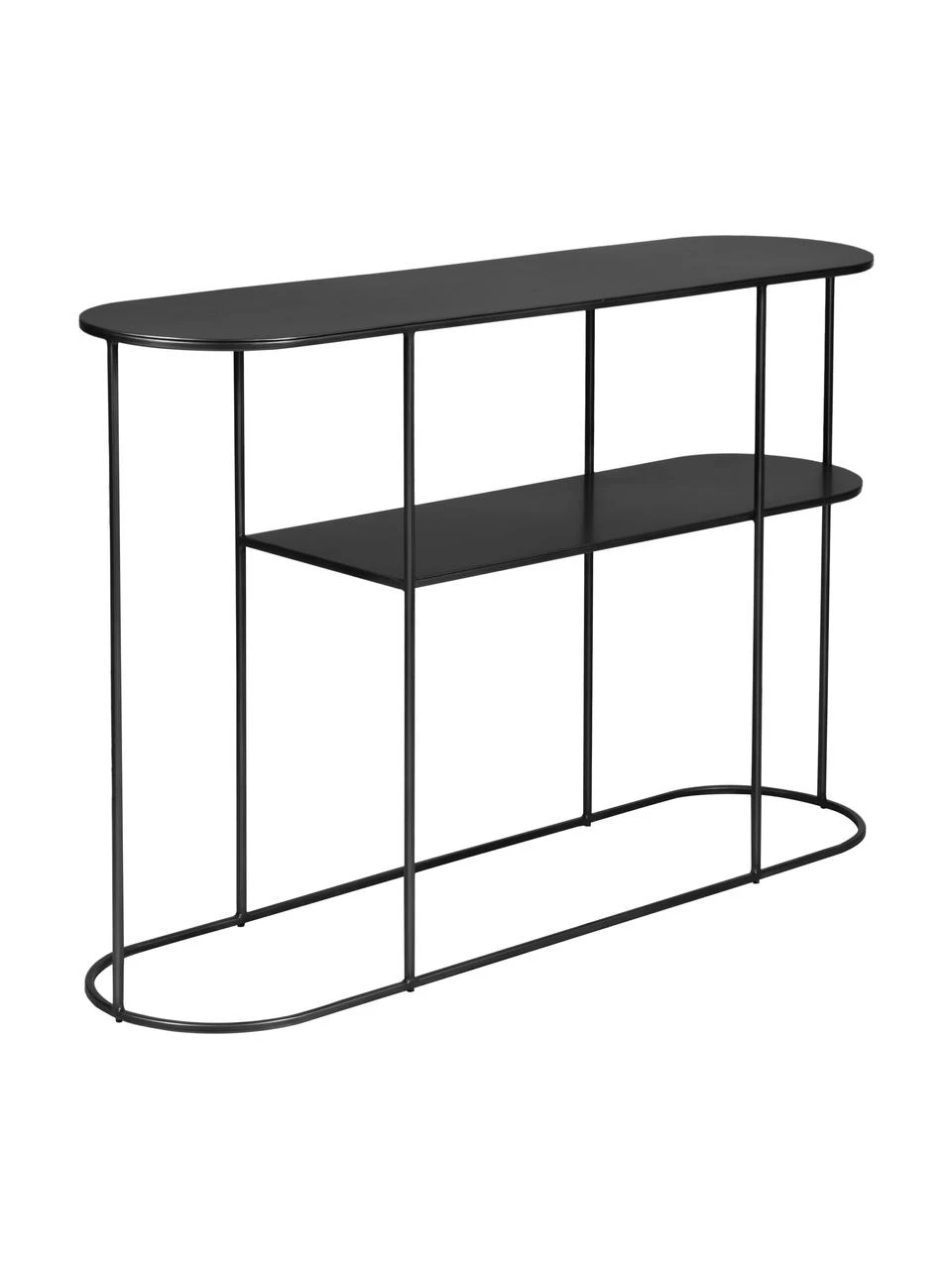 Metall-Konsole Grayson in Schwarz, B 120 x H 76 cm 1 Metall-Konsole Grayson in Schwarz, B 120 x H 76 cm