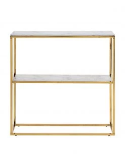 Metall-Regal Aruba mit Marmor-Optik, B 80 x H 81 cm -Westwingnow Geschaft Metall Regal Aruba mit Marmor Optik 3