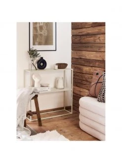 Westwing Collection Metall-Regal Neptun mit Ablage in Beige, B 80 x H 80 cm -Westwingnow Geschaft Metall Regal Neptun mit Ablage in Beige 2