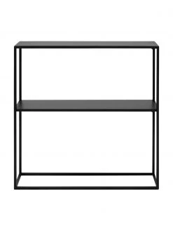 Westwing Collection Metall-Regal Neptun mit Ablage in Schwarz, B 80 x H 80 cm -Westwingnow Geschaft Metall Regal Neptun mit Ablage in Schwarz 4