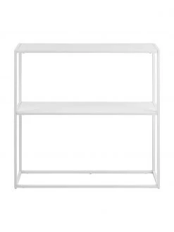 Westwing Collection Metall-Regal Neptun mit Ablage in Wei&szlig;, B 80 x H 80 cm -Westwingnow Geschaft Metall Regal Neptun mit Ablage in Weiss 4