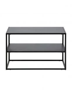 Westwing Collection Metall-Schuhregal Neptun in Schwarz, B 70 x H 45 cm -Westwingnow Geschaft Metall Schuhregal Neptun in Schwarz 3