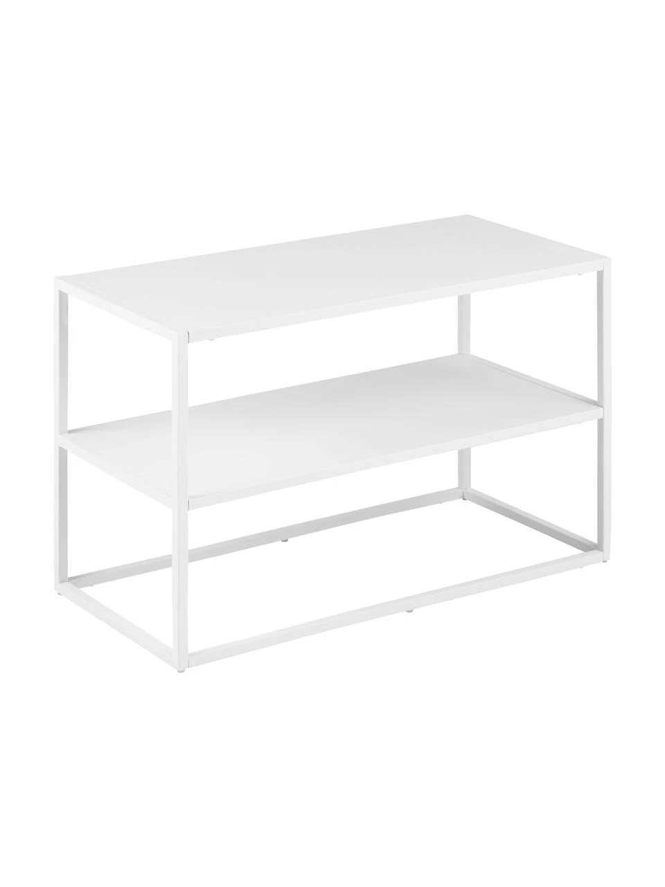 Westwing Collection Metall-Schuhregal Neptun in Weiß, B 70 x H 45 cm 1 Westwing Collection Metall-Schuhregal Neptun in Weiß, B 70 x H 45 cm