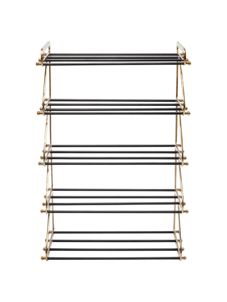 Kare Design Metall-Schuhregal Walk mit 5 Ablageflächen, B 66 x H 100 cm 3 Kare Design Metall-Schuhregal Walk mit 5 Ablageflächen, B 66 x H 100 cm – Bild 3