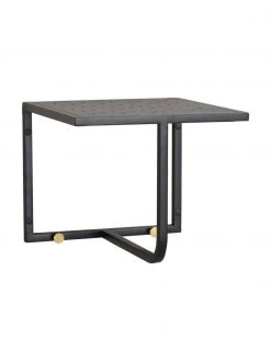 Rowico Metall-Wandgarderobe Malone in Schwarz, B 32 x H 27 cm