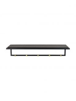 Rowico Metall-Wandgarderobe Malone in Schwarz, B 80 x H 17 cmNur noch 1 Artikel verfügbar -Westwingnow Geschaft Metall Wandgarderobe Malone in Schwarz 8