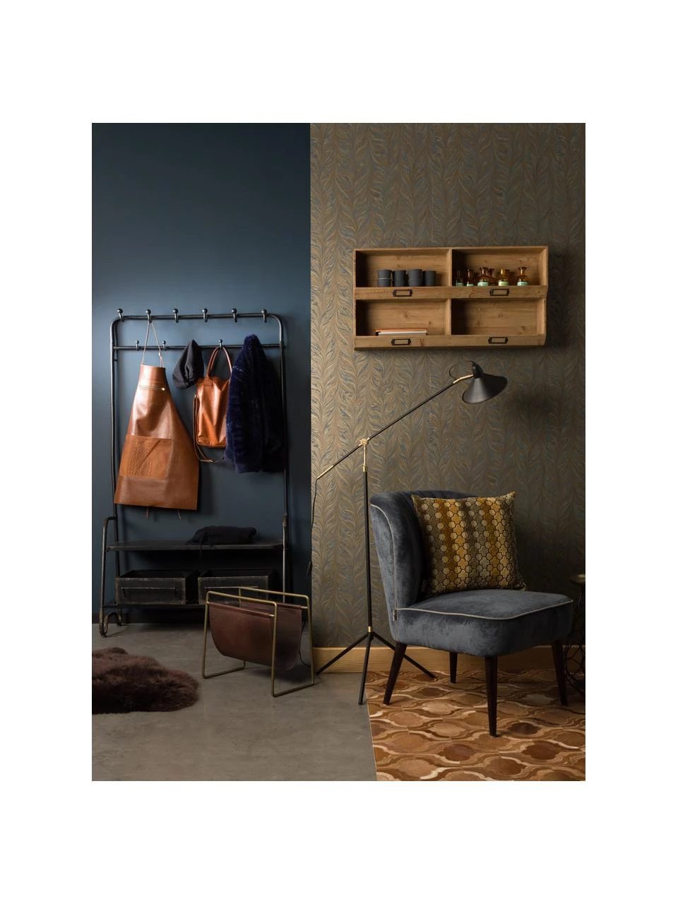 Dutchbone Moderne Garderobe Lucius, B 104 x H 182 cm 2 Dutchbone Moderne Garderobe Lucius, B 104 x H 182 cm – Bild 2