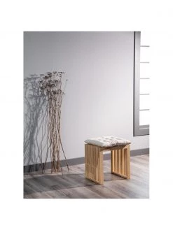 Moderner Hocker Rib aus Bambus, B 45 x H 43 cm -Westwingnow Geschaft Moderner Hocker Rib aus Bambus 5