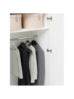 Westwing Collection Modularer Drehtürenschrank Charlotte in Weiß, 100 cm Breite, mehrere Varianten, Basic Interior, Höhe 200 cm -Westwingnow Geschaft Modularer Drehturenschrank Charlotte in Weiss 100 cm Breite mehrere Varianten 3