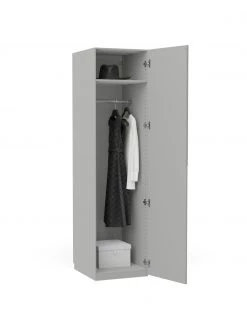 Westwing Collection Modularer Drehtürenschrank Leon in Grau, 50 cm Breite, mehrere Varianten, Basic Interior, Höhe 200 cm -Westwingnow Geschaft Modularer Drehturenschrank Leon in Grau 50 cm Breite mehrere Varianten 3