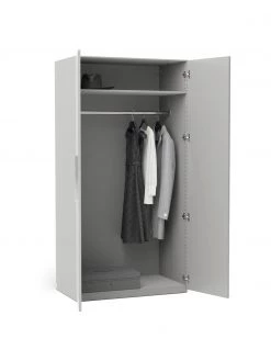 Westwing Collection Modularer Drehtürenschrank Simone in Grau, 100 cm Breite, mehrere Varianten, Basic Interior, Höhe 200 cm 9 Westwing Collection Modularer Drehtürenschrank Simone in Grau, 100 cm Breite, mehrere Varianten, Basic Interior, Höhe 200 cm -Westwingnow Geschaft Modularer Drehturenschrank Simone in Grau 100 cm Breite mehrere Varianten 2